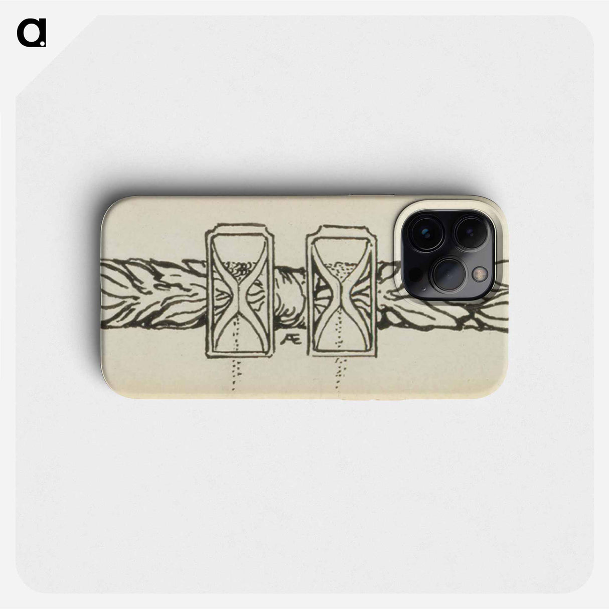 Matkamiehen näky -runon sivuvignetti - アルバート エーデルフェルト Phone Case.