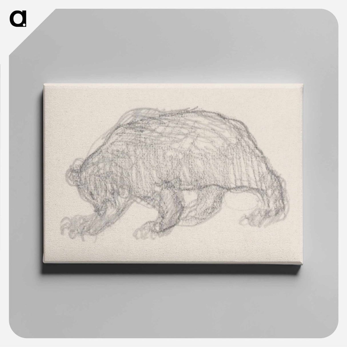 Sketchbook 6 bear - アーノルド ピーター ワイズ クビンチャン Canvas.