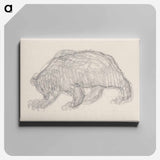Sketchbook 6 bear - アーノルド ピーター ワイズ クビンチャン Canvas.