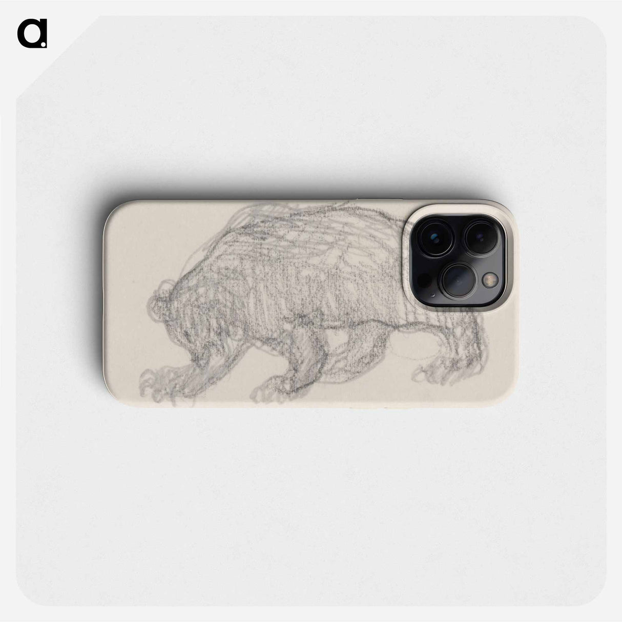 Sketchbook 6 bear - アーノルド ピーター ワイズ クビンチャン Phone Case.