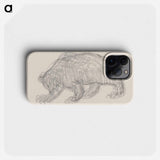 Sketchbook 6 bear - アーノルド ピーター ワイズ クビンチャン Phone Case.
