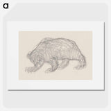 Sketchbook 6 bear - アーノルド ピーター ワイズ クビンチャン Poster.