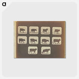 アートポストカード-Irregular Gait
 - エドワード マイブリッジ Postcard.