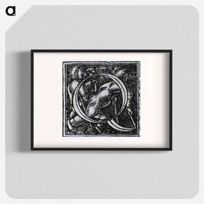 アートポスター-Historiated Letter Q
 - 国立医学図書館 Poster.