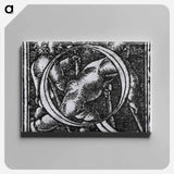 アートパネル-Historiated Letter Q
 - 国立医学図書館 Canvas.