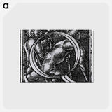 アートポストカード-Historiated Letter Q
 - 国立医学図書館 Postcard.
