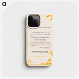 Uitnodiging met spin - Theo van Hoytema Phone Case.