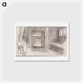 アートポストカード-(unknown) part of a sketchbook - アルバート エーデルフェルト Postcard.