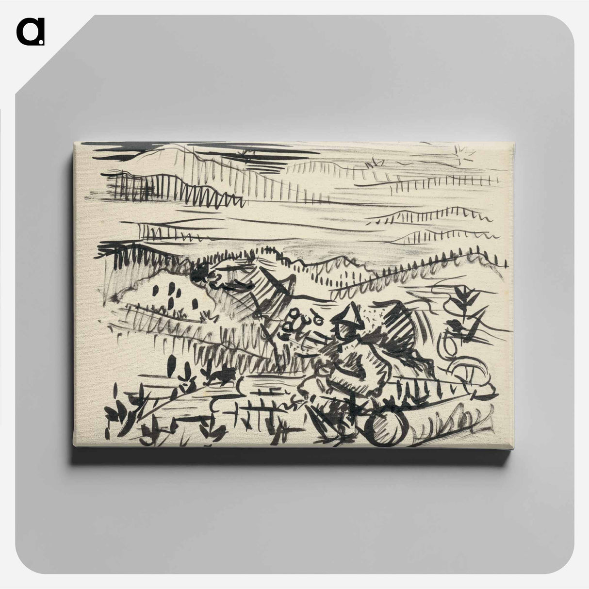 On the lookout - アーノルド ピーター ワイズ クビンチャン Canvas.