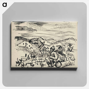 アートパネル-On the lookout - アーノルド ピーター ワイズ クビンチャン Canvas.