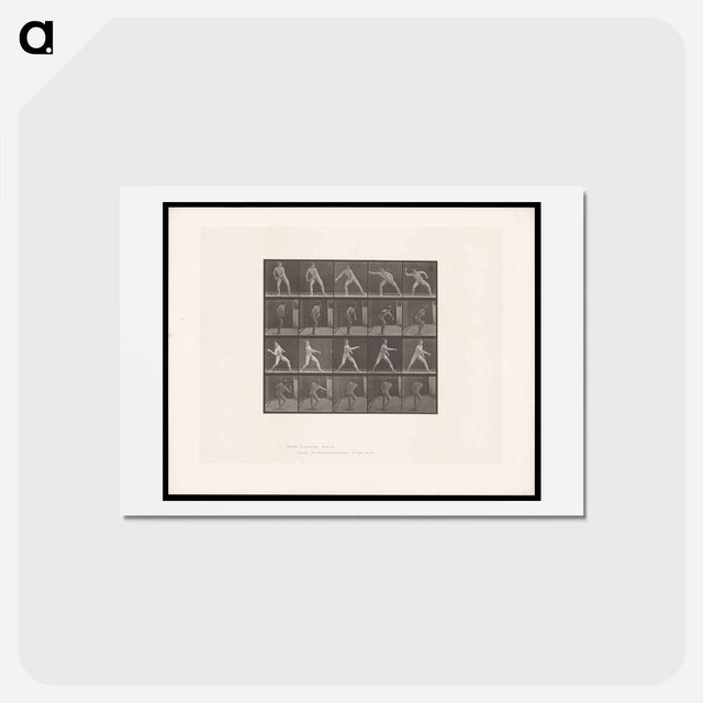 アートポストカード-Man Throwing Ball
 - エドワード マイブリッジ Postcard.