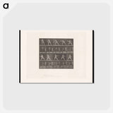 アートポストカード-Man Throwing Ball
 - エドワード マイブリッジ Postcard.