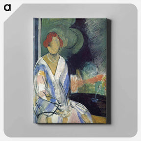 アートパネル-Woman at the Fountain - アンリ マティス Canvas.