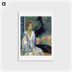 アートポストカード-Woman at the Fountain - アンリ マティス Postcard.