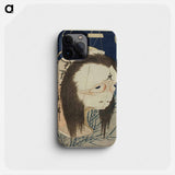 The Lantern Ghost, Iwa - Katsushika Hokusai Phone Case.