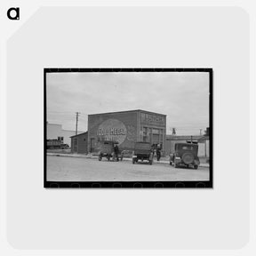 アートポストカード-Street Scene, Ray, North Dakota
 - ラッセル リー Postcard.