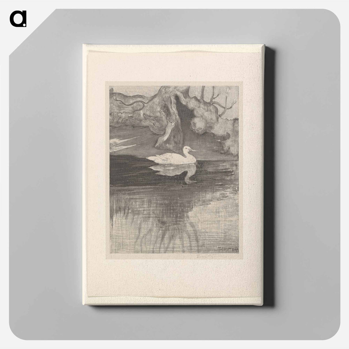 Vijver met eend - テオ ヴァン ホイテマ Canvas.
