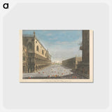 アートポストカード-A View of Little St. Mark's Place at Venice to the Sea
 - イェール大学アートギャラリー Postcard.