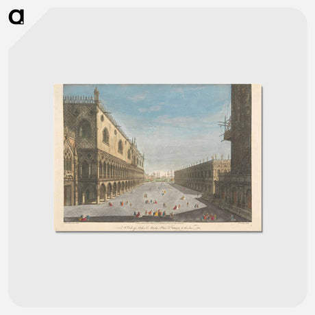 アートポストカード-A View of Little St. Mark's Place at Venice to the Sea
 - イェール大学アートギャラリー Postcard.