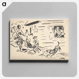 Hunters going hunting - アーノルド ピーター ワイズ クビンチャン Canvas.