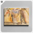 アートパネル-In Vaudeville: Woman and Man on Stage
 - バーンズ・コレクション Canvas.