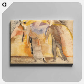 アートパネル-In Vaudeville: Woman and Man on Stage
 - バーンズ・コレクション Canvas.