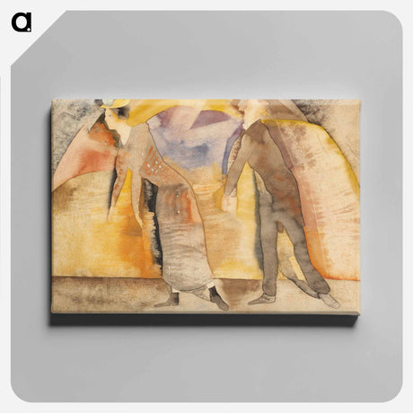 アートパネル-In Vaudeville: Woman and Man on Stage
 - バーンズ・コレクション Canvas.