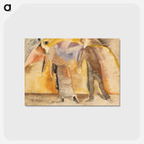 アートポストカード-In Vaudeville: Woman and Man on Stage
 - バーンズ・コレクション Postcard.