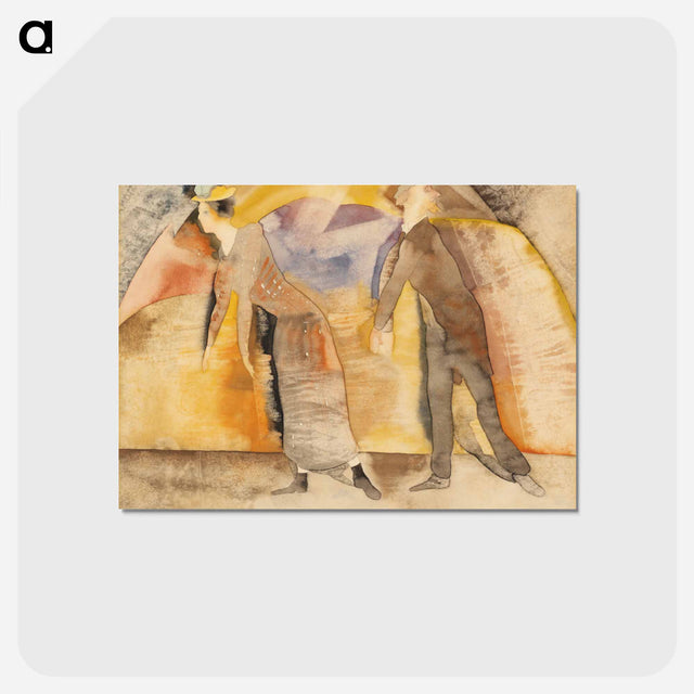 アートポストカード-In Vaudeville: Woman and Man on Stage
 - バーンズ・コレクション Postcard.