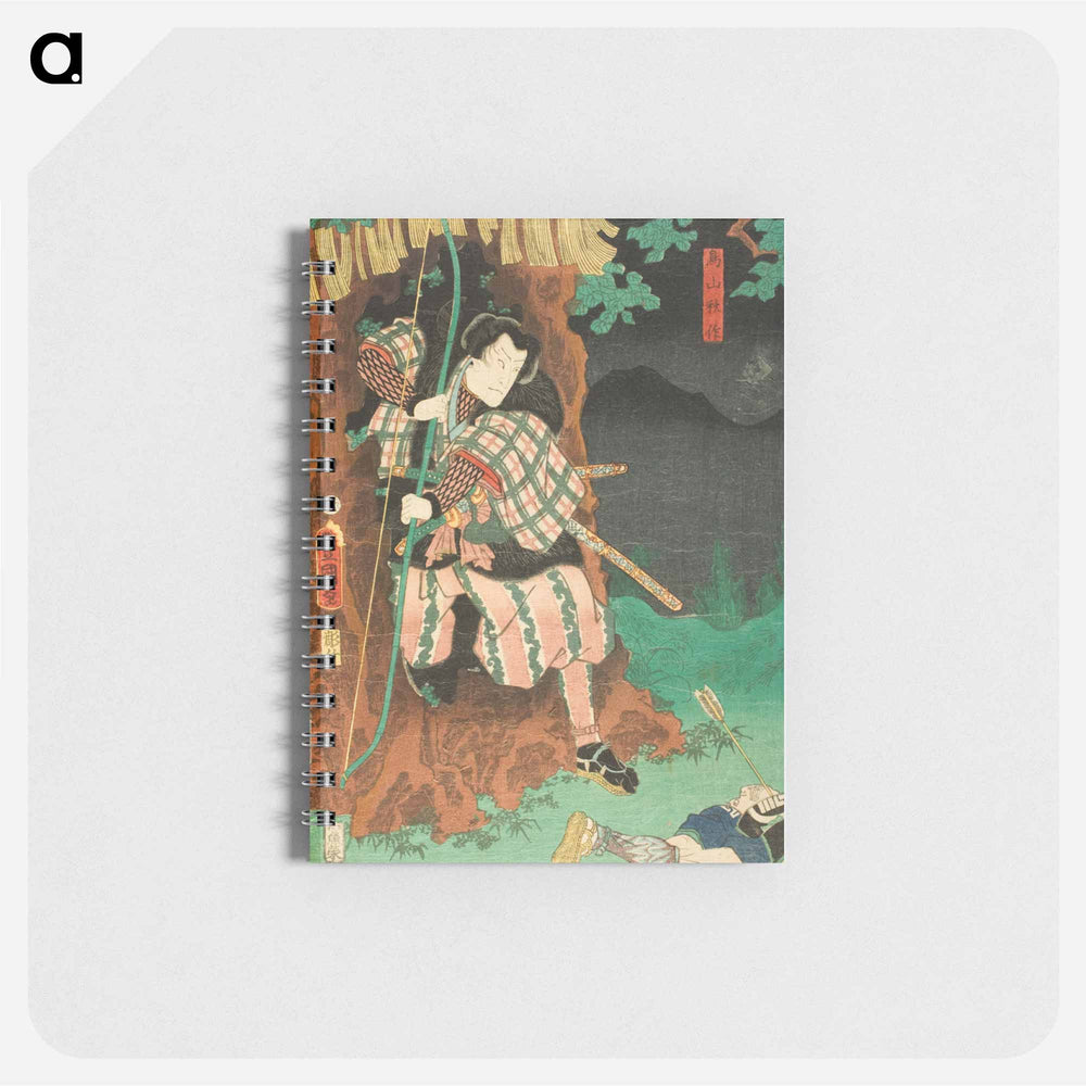 アートメモ帳-Actor as Toriyama Akisaku in Shiranui Monogatari
 - 歌川 国貞 Memo.