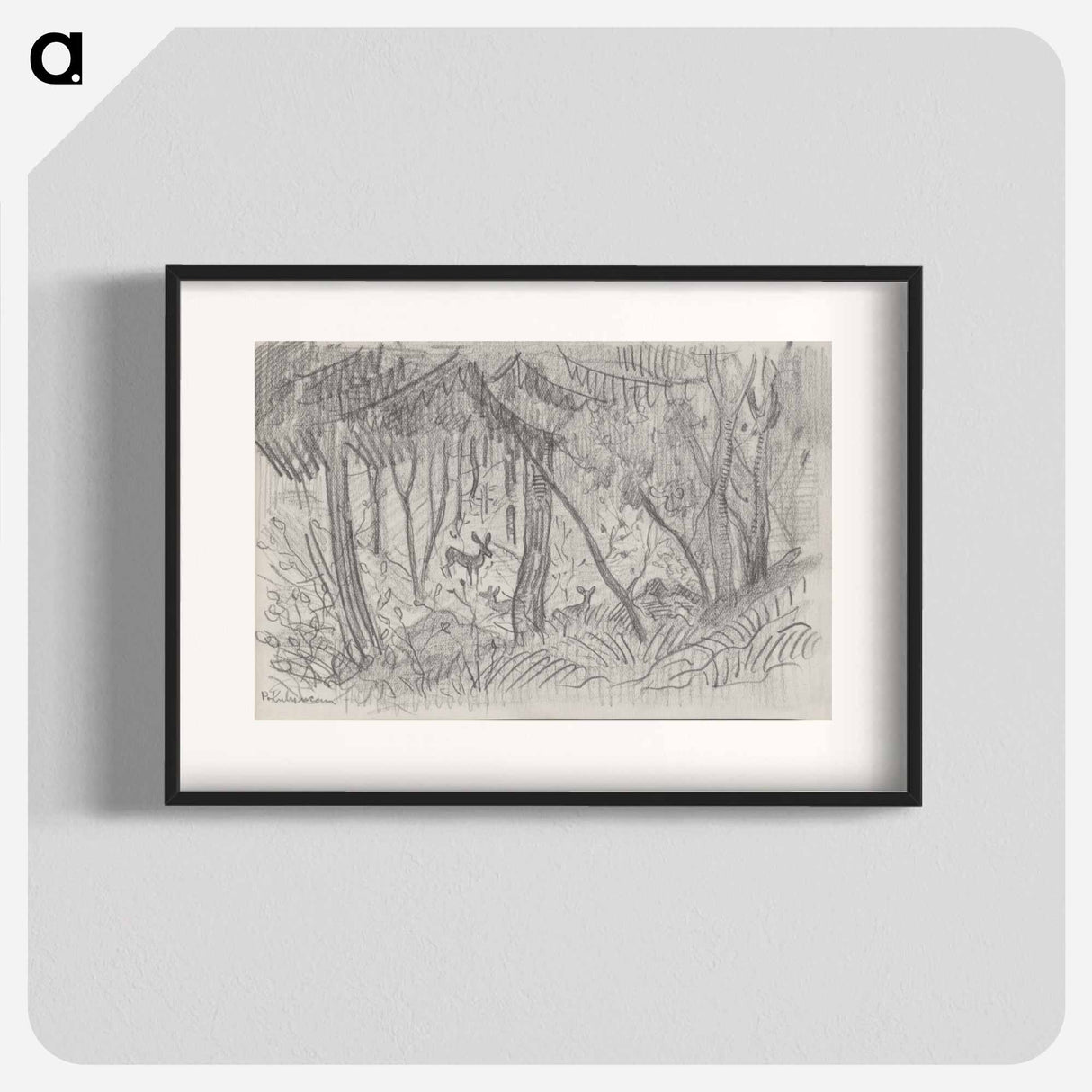 Sketchbook 6 forest - アーノルド ピーター ワイズ クビンチャン Poster.