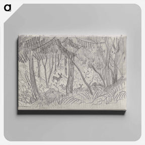 アートパネル-Sketchbook 6 forest - アーノルド ピーター ワイズ クビンチャン Canvas.