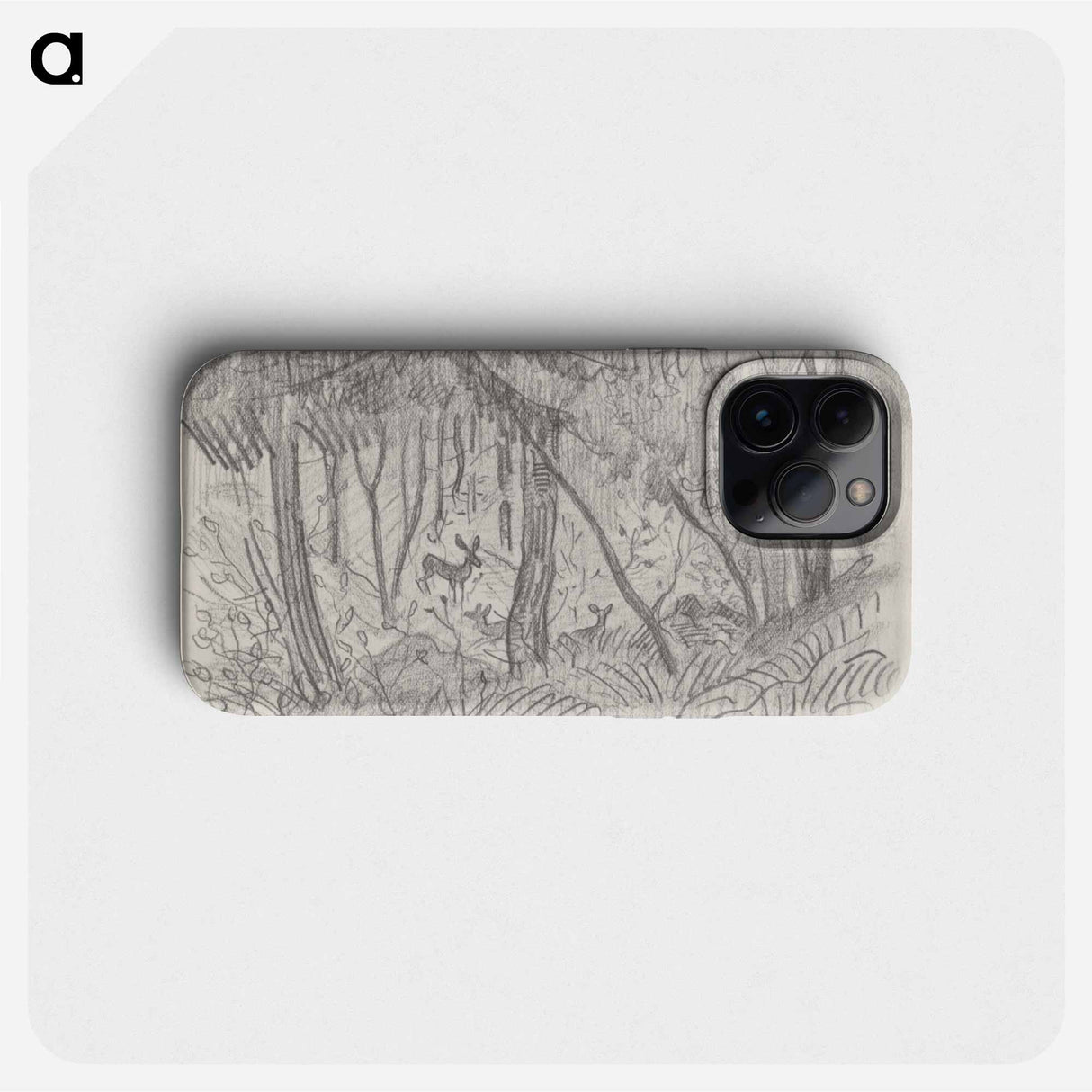 Sketchbook 6 forest - アーノルド ピーター ワイズ クビンチャン Phone Case.