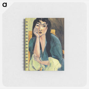 アートメモ帳-Laurette in Green - アンリ マティス Memo.