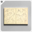アートパネル-Hokusai's Illustrated Book - 葛飾 北斎 Canvas.