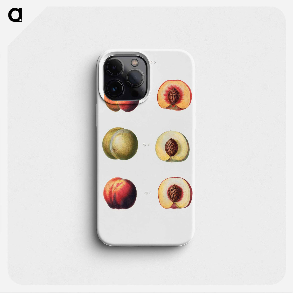 Peaches - Pierre Joseph Redouté Phone Case.