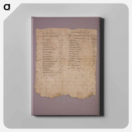 アートパネル-Papyrus Fragment
 - セントルイス美術館 Canvas.