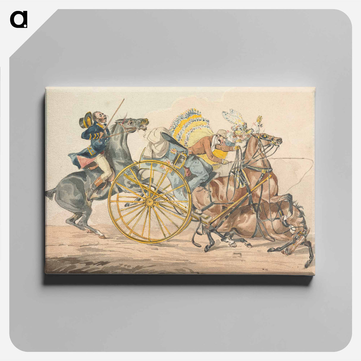 アートパネル-Sporting Discoveries, or the Miseries of Driving
 - イェール大学アートギャラリー Canvas.