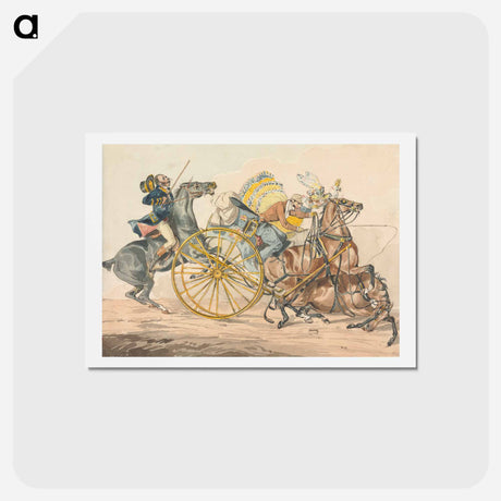 アートポストカード-Sporting Discoveries, or the Miseries of Driving
 - イェール大学アートギャラリー Postcard.