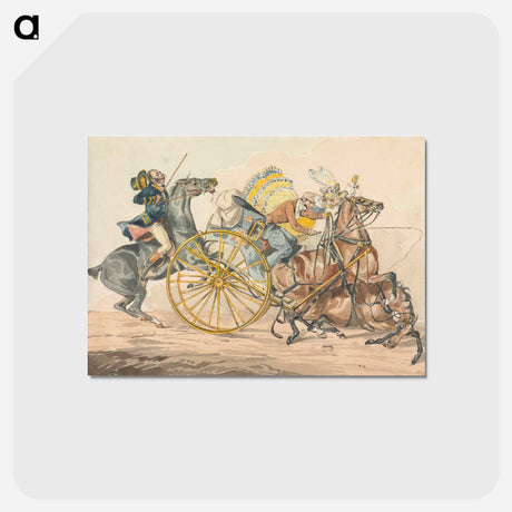 アートポストカード-Sporting Discoveries, or the Miseries of Driving
 - イェール大学アートギャラリー Postcard.