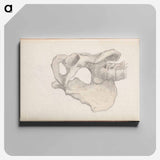 (unknown) part of a sketchbook - アルバート エーデルフェルト Canvas.