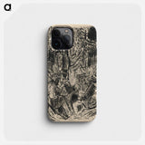 Huntsmen with hunted fox - アーノルド ピーター ワイズ クビンチャン Phone Case.