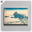 アートパネル-Hokusai's Fuji from the Shichirigahama Beach in Sagami Province - 葛飾 北斎 Canvas.