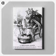 アートパネル-Cartoon on the Horse Plague
 - 国立医学図書館 Canvas.