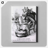 アートパネル-Cartoon on the Horse Plague
 - 国立医学図書館 Canvas.