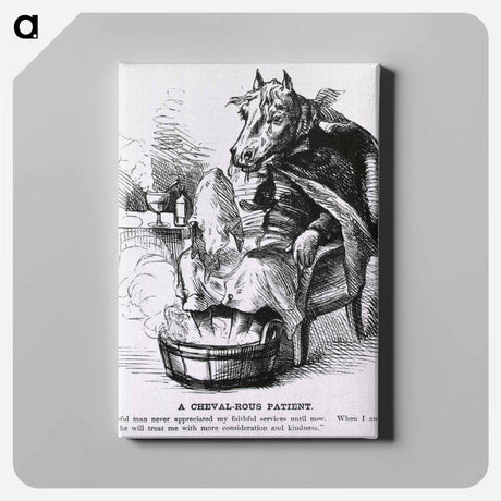 アートパネル-Cartoon on the Horse Plague
 - 国立医学図書館 Canvas.
