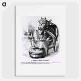 アートポスター-Cartoon on the Horse Plague
 - 国立医学図書館 Poster.