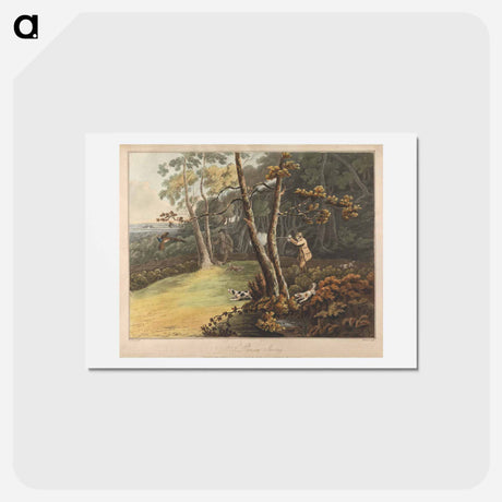 アートポストカード-Pheasant Shooting
 - イェール大学アートギャラリー Postcard.