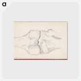 アートポストカード-(unknown) part of a sketchbook - アルバート エーデルフェルト Postcard.