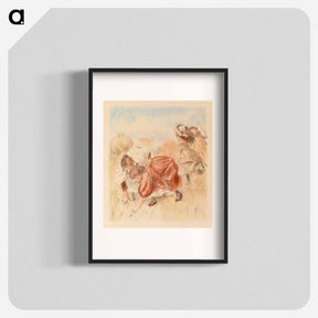 アートポスター-Children Playing Ball
 - バーンズ・コレクション Poster.
